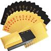 KAHEIGN 2 Mazzo di Carte da Gioco, Lamina 24k Carte da Poker Impermeabili Diamante Carte da Gioco Strumento Professionale per Trucchi Magici Classici