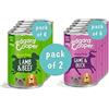 Edgard Cooper Edgard & Cooper Lattine Cibo Umido per Cani Adulti Senza Cereali Mangime Naturale 400gx6 Agnello/Manzo, Alimentazione Completa, Sana ed Equilibrata per Cani di Ogni Taglia + 6x400g Selvaggina/Anatra