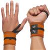 WARM BODY COLD MIND Fasce Polsi per Sollevamento Pesi - 75cm - Cotone Wrist Wraps, Polsiere Palestra per Powerlifting, Bodybuilding,Fitness, Calisthenics, Crossfit (Khaki)