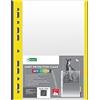 D.RECT Buste Trasparenti Anelli A4-25 Pezzi Buste Perforate - Busta Forata per Documenti 75µ 100 µm/mic/micron Spessore: 0.075 mm - 5 Colori, Cristallino