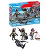 PLAYMOBIL 71146 City Action unità Speciale, Set 4 Personaggi, Include Un sommozzatore, Un coordinatore delle operazioni, Un Ufficiale e Un Cattivo, Giocattolo per Bambini dai 5 Anni in su