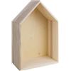 Rayher Cornice Legno Casa Fsc Mix Credit, 24X16X8Cm, con Gancio, 62594000