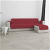 Italian Bed Linen Copridivano Trendy con penisola Reversibile, Misura Seduta 190 cm, Microfibra Soft Touch Mano Pesca, Ideale per Chi ha Animali Domestici, Protezione Totale, Bordeaux