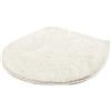 Kleine Wolke 7142202104 Cotone - Copri tavoletta WC, 47 x 50 cm, Colore: Bianco Panna