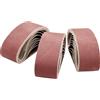 FEIHU Nastri abrasivi 40x303 mm, per la lucidatura di metallo e legno. Grana 3x40/80/120/180/320, set di nastri abrasivi, per levigatrici a nastro Set di nastri abrasivi 15 pezzi