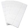 Adsamm® / 60 x feltrini autoadesivi/Bianco / 40x40 mm/Quadrato/piedini per mobili in feltro da 3.5 mm di spessore/pad protettivi per arredi