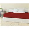 BANZAII TEXTILE INNOVATOR ONLINE Banzaii Lenzuolo sotto con Angoli in Microfibra trattamento Manopesca, No Stiro, Matrimoniale Maxi 180 x 200 x 30 cm, adatto sia a materassi alti che bassi, Bordeaux Made in Italy