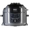 Ninja Foodi Multicooker, 7 in 1, 6L, 9 Funzioni di Cottura, Pentola a Pressione, Friggitrice ad Aria, Cottura Lenta, Griglia e Altro, Acciaio Satinato/Nero, OP300EU