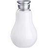 Casablanca modernes Design Casablanca - Vaso decorativo per fiori, in vetro, decorazione per soggiorno, regalo per donne, compleanno, festa della mamma, colore: bianco, argento, altezza 36 cm