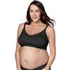 Medela Reggiseno Keep Cool Ultra per Gravidanza e Allattamento, Senza Cuciture con 6 Zone Traspiranti, Tessuto Soft Touch e Supporto Extra, Nero