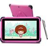 CWOWDEFU Tablet per bambini 8 pollici con Android Tablet kids, 32 GB, controllo parentale, Wifi, istruzione, Kids Tablet bambini con custodia (Rosa)