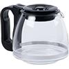 Fackelmann 20997 Caraffa Adattabile Conica, Nero, Plastica, Vetro, 16 x 15 x 14,7 cm