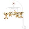 Fehn giostrina musicale Rainbow - mobile da appendere con melodia musicale Buona luna e personaggi per calmare e intrattenere - Con fissaggio al letto per bambini da 0 a 5 mesi