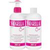 Saugella Girl, Detergente Intimo pH 4.5 per Bambine, 2x200 ml