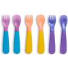 Munchkin Colour Change Forchette e cucchiai per bambini, Utensili per bambini e per lo svezzamento, Set da 6