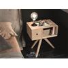 Altacorte Comodino 1 cassetto Geko in legno da 50 cm e h. 60 cm