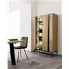 Altacorte Vetrina Elly con basamento a scelta da L.110 cm e H.185,1 cm - 3 ante