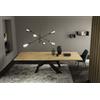 Altacorte Tavolo allungabile Metal con struttura in ferro e piano a scelta da 180(280)x100 cm - 1 allunga, bordo dritto