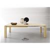 Altacorte Tavolo allungabile Santiago con struttura e piano in legno da 160(270)x160 cm - 4 allunghe