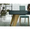 Sedit Sedia Adele con struttura in legno e seduta a scelta