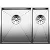 Blanco PRONTA CONSEGNA - Blanco Lavello una vasca SX con vaschetta ZEROX 340/180-U 1517254 in acciaio inox da 58.5x44 cm - Sottotop