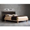 Altacorte Letto king size con testiera Nice da 180 cm