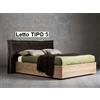Altacorte Letto king size con testiera e contenitore Pegaso Tipo 5 da 180 cm