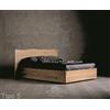 Altacorte Letto king size con testiera e contenitore Wood Tipo 5 da 180 cm