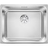 Blanco Lavello una vasca SOLIS 500-IF 1526123 in acciaio inox da 54x44 cm - Sopratop/Filotop