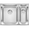 Blanco PRONTA CONSEGNA - Blanco Lavello una vasca SX con vaschetta SOLIS 340/180-IF 1526131 in acciaio inox da 58.5x44 cm - Sopratop/Filotop