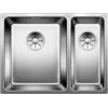 Blanco PRONTA CONSEGNA - Blanco Lavello una vasca SX con vaschetta ANDANO 340/180-IF 1518323 in acciaio inox da 58.5x44 cm - Sopratop/Filotop