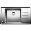 Blanco PRONTA CONSEGNA - Blanco Lavello una vasca con gocciolatoio dx ANDANO XL 6 S-IF Compact 1521014 in acciaio inox da 86x50 cm - Sopratop/Filotop