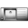 Blanco Lavello una vasca con gocciolatoio dx ANDANO XL 6 S-IF 1521012 in acciaio inox da 100x50 cm - Sopratop/Filotop