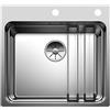 Blanco PRONTA CONSEGNA - Blanco Lavello una vasca ETAGON 500-IF/A 1521748 in acciaio inox da 54x50 cm - Sopratop/Filotop