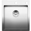 Blanco Lavello una vasca CLARON 400-IF/A 1515642 in acciaio inox da 46x51 cm - Sopratop/Filotop