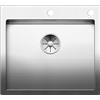 Blanco PRONTA CONSEGNA - Blanco Lavello una vasca CLARON 500-IF/A 1515643 in acciaio inox da 56x51 cm - Sopratop/Filotop