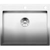 Blanco Lavello una vasca CLARON 550-IF/A 1516797 in acciaio inox da 61x51 cm - Sopratop/Filotop