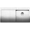Blanco Lavello una vasca con gocciolatoio sx CLARON 5 S-IF 1513999 in acciaio inox da 100x51 cm - Sopratop/Filotop