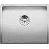 Blanco PRONTA CONSEGNA - Blanco Lavello una vasca CLARON 500-IF 1523390 in acciaio inox Durinox da 54x44 cm - Sopratop/Filotop