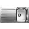 Blanco PRONTA CONSEGNA - Blanco Lavello una vasca con gocciolatoio LEMIS 45 S-IF 1523031 in acciaio inox da 86x50 cm - Sopratop/Filotop