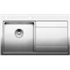 Blanco Lavello una vasca con gocciolatoio dx DIVON II 45 S-IF 1519815 in acciaio inox da 86x51 cm - Sopratop/Filotop