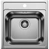 Blanco PRONTA CONSEGNA - Blanco Lavello una vasca Blanco DANA 45 1625322 in acciaio inox da 48x50 cm - Sopratop