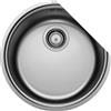 Blanco PRONTA CONSEGNA - Blanco Lavello rotondo una vasca RONDOSOL-IF 1614647 in acciaio inox da Ø44.8 cm - Sopratop/Filotop