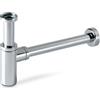 Newform - X-Steel Sifone per lavabo acciaio inox - 244X