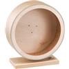 Ferplast Ruota Criceto, Accessorio Gabbia per Criceti, Ruota Silenziosa con Antiscivolo, Accessori Criceto, Topo, 12,8 x h 28 cm ARCADE WHEEL diametro 25 cm, Ruota Gioco Legno per Criceti Topi