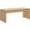 DEKIT GRUPO RIMOBEL Side Tavolino da salotto sollevabile, in melammina, Nordic, 43 x 102 x 50 cm