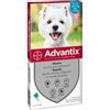 Advantix Spot-on Cani da 4 a 10 Kg 4 Pipette Monodose