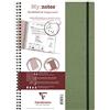 Clairefontaine My.Notes 783463C Collection Age Bag One - Quaderno a spirale con margini staccabili, formato A4, 21 x 29,7 cm, 120 pagine a righe staccabili, carta bianca 90 g/m², copertina in