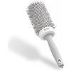 Olivia Garden Expert Blowout Speed - Bianco & Grigio - 55 - Spazzola rotonda in ceramica con corpo extra lungo per messe in piega 25% più veloci