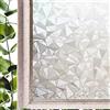 Hoonng Pellicola Vetri Finestre, Oscurante Privacy Pellicola, Geometria, 44.5x300CM